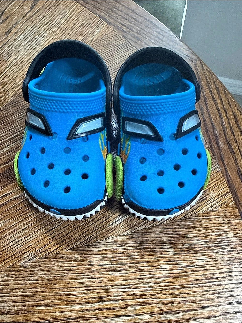 Monster truck blue crocs
